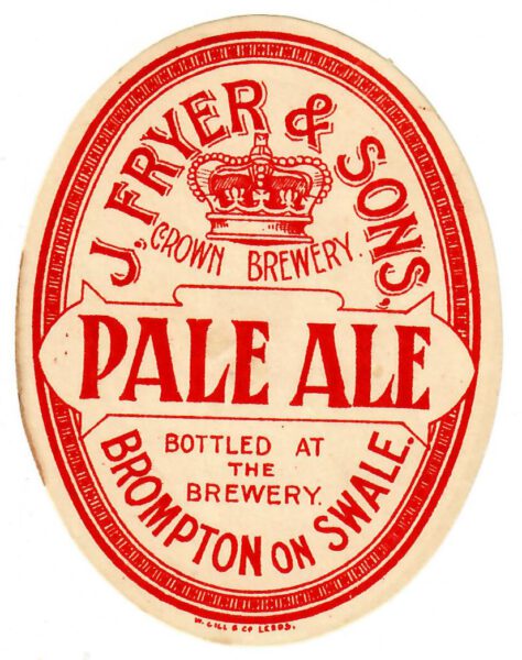 Brompton on Swale – J Fryer & Sons, Crown Brewery